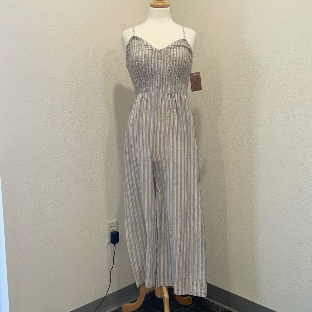 Hem & Thread Pinstripe Jumpsuit